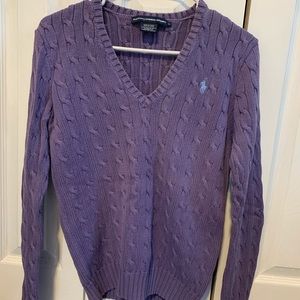 Purple Ralph Lauren Sweater